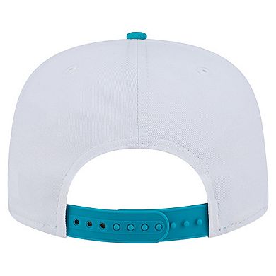 Men's New Era White Miami Dolphins Argyle 19TWENTY Adjustable Hat