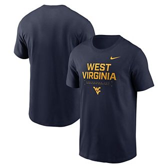 Men's Nike Navy West Virginia Mountaineers 2025 Courtside Basketball Performance T-Shirt