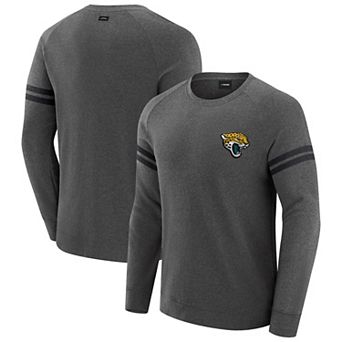 Men's J. Palmer Dark Heather Gray Jacksonville Jaguars Players Lounge Raglan Tri-Blend Sweatshirt