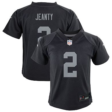 Toddler Nike Ashton Jeanty Black Las Vegas Raiders Team Game Jersey