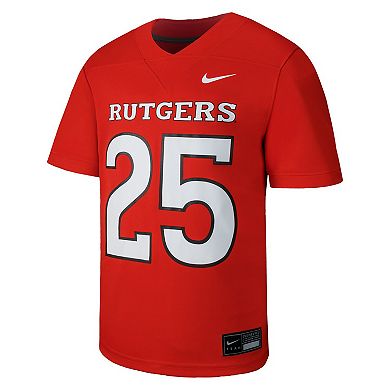 Youth Nike #1 Scarlet Rutgers Scarlet Knights Untouchable Replica Game Jersey