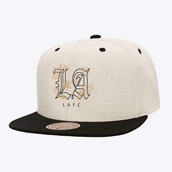 Unisex Mitchell & Ness Cream LAFC Playmaker OG Snapback Hat