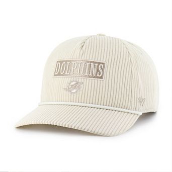 Women's '47 Natural Miami Dolphins Mellow Corduroy Hitch Adjustable Hat