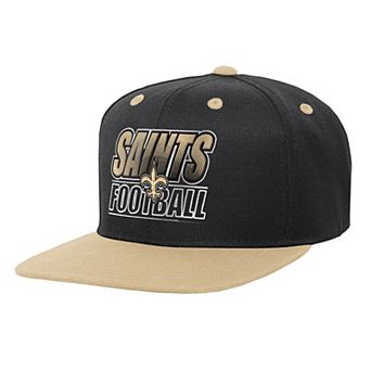 Youth Outerstuff Black New Orleans Saints Team Gradient Deadstock Snapback Hat