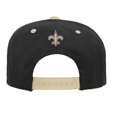 Youth Outerstuff Black New Orleans Saints Team Gradient Deadstock Snapback Hat