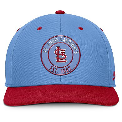 Men's Nike Light Blue/Red St. Louis Cardinals Cooperstown Collection Pro Dri-FIT Snapback Hat