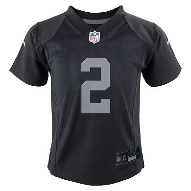 Infant Nike Ashton Jeanty Black Las Vegas Raiders Team Player Game Jersey