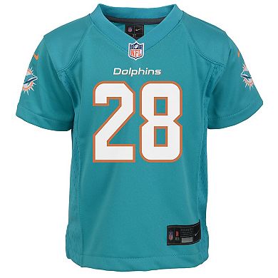 Toddler Nike De ۪Von Achane Aqua Miami Dolphins Game Jersey