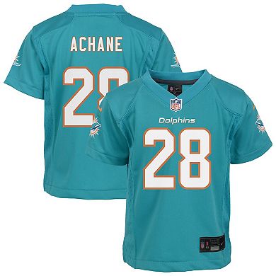 Toddler Nike De ۪Von Achane Aqua Miami Dolphins Game Jersey