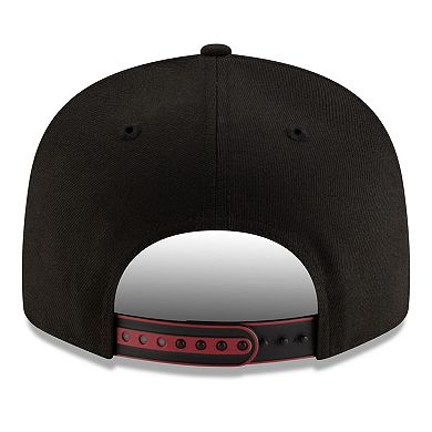 Men's New Era White/Black Miami Heat 2025 NBA Tip Off Split Panel 9FIFTY Snapback Hat