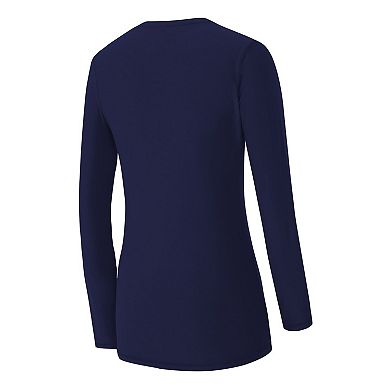 Women's Concepts Sport Navy Chicago Bears Chesnut Long Sleeve T-Shirt and Pant Sleep Set