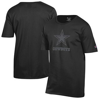 Men's Champion Black Dallas Cowboys Tonal Logo T-Shirt