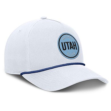 Men's Fanatics White Utah Hockey Club Rope A-Frame Adjustable Hat