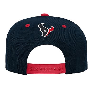 Youth Outerstuff Navy Houston Texans Team Gradient Deadstock Snapback Hat