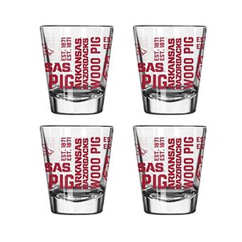 Arkansas Razorbacks 2oz. Shot Glass Set