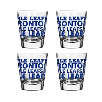 Toronto Maple Leafs 4-Pack 2oz. Shot Glass Set