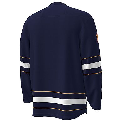 Men's Under Armour Navy Notre Dame Fighting Irish Replica Hockey Jersey