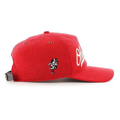 Unisex '47 Scarlet Ohio State Buckeyes Collections Golden Age Corduroy Hitch Adjustable Hat