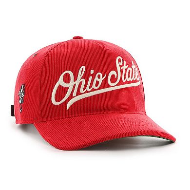 Unisex '47 Scarlet Ohio State Buckeyes Collections Golden Age Corduroy Hitch Adjustable Hat