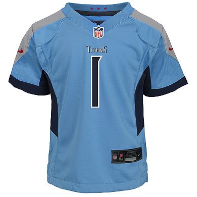 Infant Nike Cameron Ward Light Blue Tennessee Titans Team Player Game Jersey