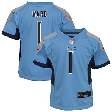 Infant Nike Cameron Ward Light Blue Tennessee Titans Team Player Game Jersey