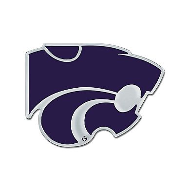 WinCraft Kansas State Wildcats Colored Chrome Auto Emblem