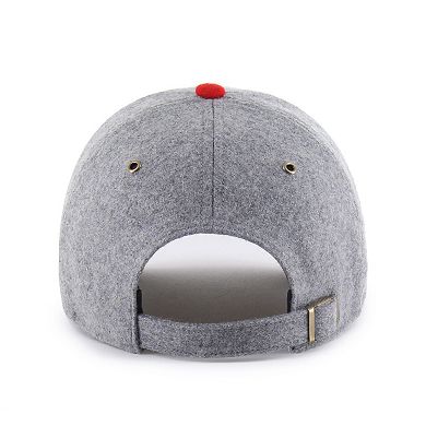 Men's '47 Gray Washington Nationals Golden Age Wool Clean Up Adjustable Hat