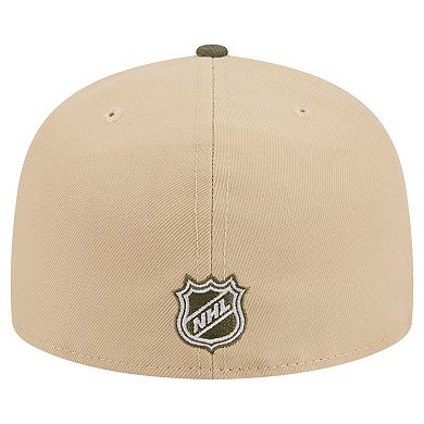Men's New Era Tan/Olive Washington Capitals Color Pack Two-Tone 59FIFTY A-Frame Fitted Hat
