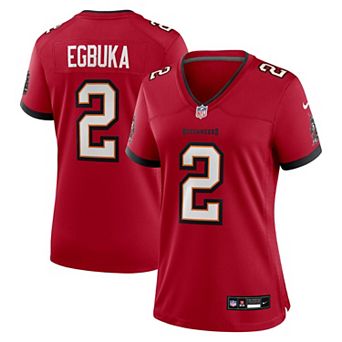 Women's Nike Emeka Egbuka Red Tampa Bay Buccaneers Team Game Jersey