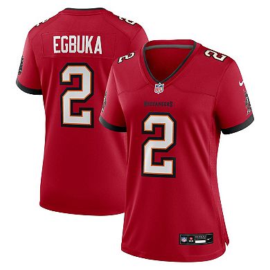 Women's Nike Emeka Egbuka Red Tampa Bay Buccaneers Team Game Jersey