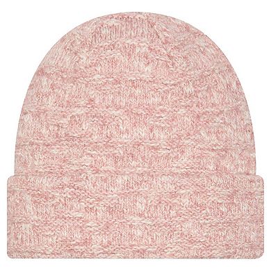 Women's New Era Pink Pittsburgh Steelers Metallic Cuffed Knit Hat