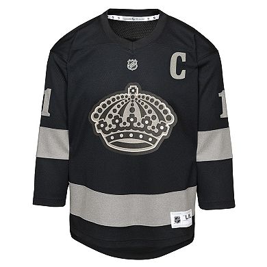 Youth Anze Kopitar Black Los Angeles Kings Alternate Replica Jersey