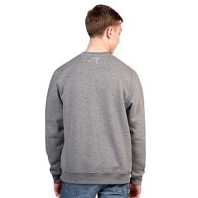 Men's Starter Charcoal Carolina Panthers Assist Sweatshirt