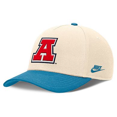 Men's Nike Natural/Turquoise Arizona Wildcats Academic Rise Dri-FIT Adjustable Hat