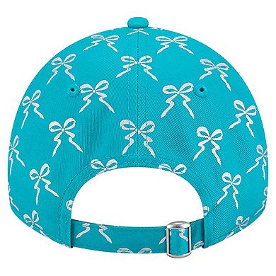 Women's New Era Aqua Miami Dolphins Ribbon 9TWENTY Adjustable Hat