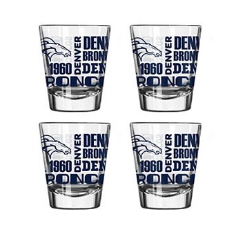 Denver Broncos 2oz. Shot Glass Set