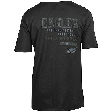 Men's Champion Black Philadelphia Eagles Tonal Logo T-Shirt
