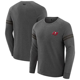 Men's J. Palmer Dark Heather Gray Tampa Bay Buccaneers Players Lounge Raglan Tri-Blend Sweatshirt