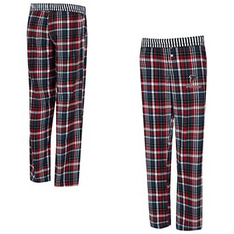 Women's Concepts Sport Black Atlanta Falcons Laney Plaid Tri-Blend Pants