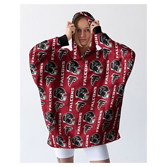 "Pegasus Atlanta Falcons 54"" x 72"" Homefield Repeat Logo Wearable Hoodie Blanket"
