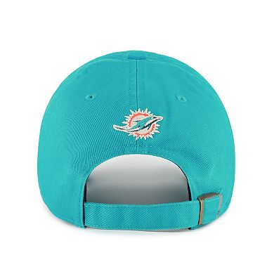 Women's '47 Aqua Miami Dolphins Zoey Clean Up Adjustable Hat