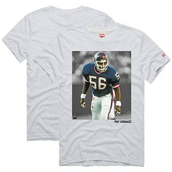 Unisex Homage Lawrence Taylor Ash New York Giants Pay Homage Tri-Blend T-Shirt