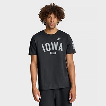 Men's Nike Black Iowa Hawkeyes Legacy Arch T-Shirt