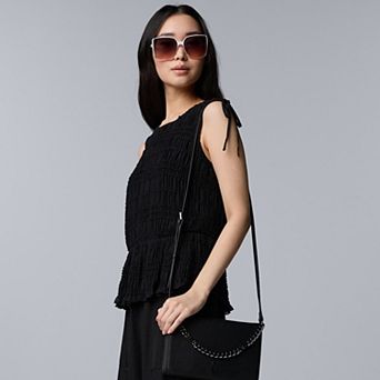 Women's Simply Vera Vera Wang Smock Textured Tank Top