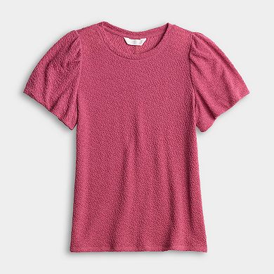Women's LC Lauren Conrad Bubble Sleeve T-Shirt