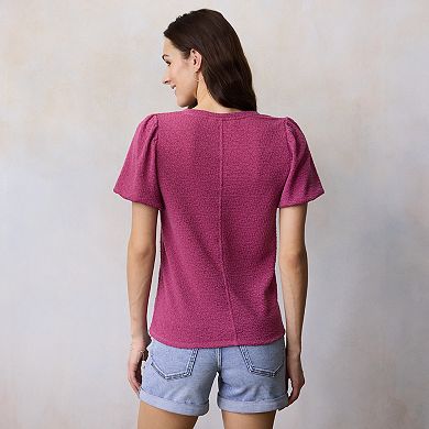 Women's LC Lauren Conrad Bubble Sleeve T-Shirt