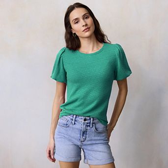 Women's LC Lauren Conrad Bubble Sleeve T-Shirt