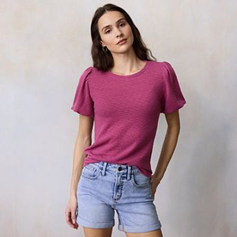 Women's LC Lauren Conrad Bubble Sleeve T-Shirt