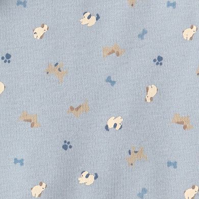 Baby Carter's 2-Pack Dog Short Sleeve Rompers