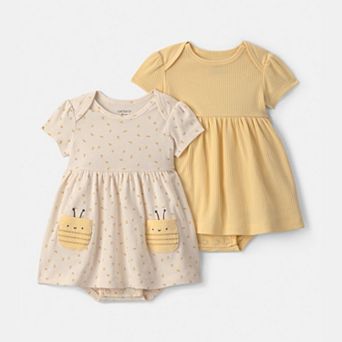 Baby Girl Carter's 2-Pack Bee Short Sleeve Dresses